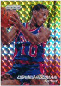 Dennis Rodman NBA 2014-15 Panini Prizm Yellow And Red Mosaic Prizm