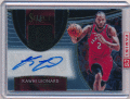 Kawhi Leonard NBA 2018-19 Panini Select Signature Jersey Auto 18/99