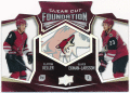 Clayton Keller / Oliver Ekman-Larsson NHL 2019-20 Upper Deck UD Clear Cut Foundation