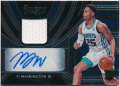 PJ Washington Jr. NBA 2019-20 Panini Select RC Rookie Signature Jersey Auto 086/199
