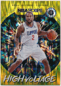 Kawhi Leonard NBA 2019-20 Panini Hoops Premium Stock High Voltage Prizm