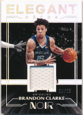 Brandon Clarke NBA 2019-20 Panini Noir RC Elegant Decor Jersey 04/65