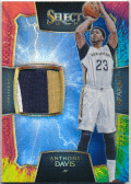 Anthony Davis NBA 2015-16 Panini Select Tie-Dye Prizm Patch 02/25