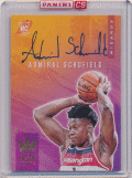 Admiral Schofield NBA 2019-20 Panini Court Kings RC Fresh Paint Signature Auto 018/149