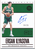 Ersan Ilyasova NBA 2019-20 Panini Encased Endorsements Red Signature Auto 18/25