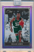 Reggie Lewis NBA 2019-20 Panini One and One Purple Parallel 18/20