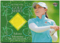 横峯さくら BBM 2011 女子ゴルフ Fairy on the Fairway Authentic Golf Shirt シャツカード 067/200 Sakura Yokomine