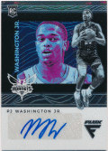 PJ Washington Jr. NBA 2019-20 Panini Chronicles Flux RC Signature Auto 76/99
