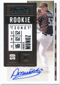 Andres Munoz 2020 Panini Contenders RC Rookie Ticket Signature Auto