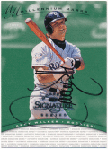 Larry Walker MLB 1997 Donruss Signature Series Millennium Marks Auto 0885