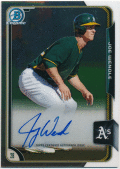 Joe Wendle MLB 2015 Bowman Chrome Signature Auto