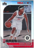 Terance Mann NBA 2019-20 Panini Hoops Premium Stock RC Silver Prizm