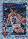 John Stockton NBA 2019-20 Panini Hoops Premium Stock Scope Silver Prizm