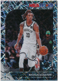 Nicolas Claxton NBA 2019-20 Panini Hoops Premium Stock RC Laser Silver Prizm