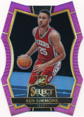 Ben Simmons NBA 2016-17 Panini Select RC Purple Prizm 75/99