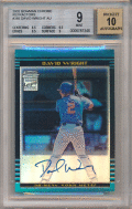 David Wright MLB 2005 Bowman Chrome Refractor Signature BGS 9 Auto 10