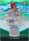 Jay Bruce MLB 2011 Topps Triple Threads Signature Jersey Auto 15/50