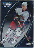 Rick Nash NHL 2002-03 In The Game Be A Player BAP Signature RC Rookie Autograph