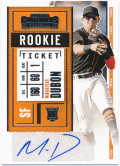 Mauricio Dubon 2020 Panini Contenders RC Rookie Ticket Signature Auto