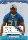 Bob Sanders NFL 2004 Bowman's Best RC Rookie Signature Auto
