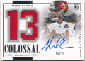 Mike Evans NFL 2014 Panini National Treasures RC Colossal Jersey Auto 15/99