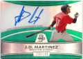 J.D. Martinez MLB 2010 Bowman Platinum Green Refractor Signature Auto 156/199
