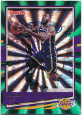LeBron James NBA 2020-21 Panini Donruss Green Laser Parallel