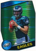 Nick Foles NFL 2012 Topps Chrome 1984 Topps RC Prism Refractor 13/50
