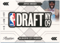 James Harden NBA 2009-10 Panini Prestige Draft NY 09 RC