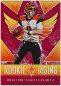 Joe Burrow NFL 2020 Panini Phoenix RC Rookie Rising Red Prizm 193/299