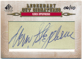 Vern Stephens MLB 2011 Upper Deck SP Legendary Cuts Signature Auto 06/10