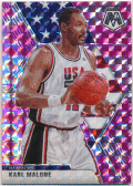 Karl Malone NBA 2019-20 Panini Mosaic USA Camo Prizm