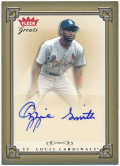Ozzie Smith MLB 2004 Fleer Greats Signature Auto