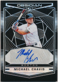 Michael Chavis 2019 Panini Obsidian RC Rookie Prizm Signature Auto