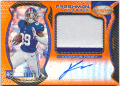 Kadarius Toney NFL 2021 Panini Certified RC Rookie Freshman Fabric Patch Orange Auto 58/99