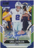Greg Zuerlein NFL 2021 Panini Score Gold Zone Signature Auto 33/50