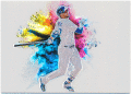 Kris Bryant 2019 Panini Prizm Color Blast