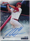 Nolan Gorman MLB 2018 Bowman's Best Signature Auto