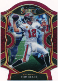 Tom Brady NFL 2020 Panini Select Maroon Prizm