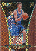 Kristaps Porzingis NBA 2015-16 Panini Select RC Rookie Courtside Copper Prizm 34/49