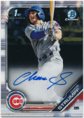 Chase Strumpf MLB 2019 Bowman Chrome 1st Bowman Signature Auto