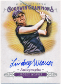 Lindsey Weaver 2018 Upper Deck Goodwin Champions Signature Auto