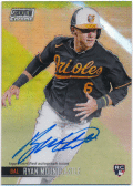 Ryan Mountcastle MLB 2021 Topps Stadium Club Chrome RC Rookie Refractor Signature Auto