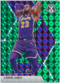 LeBron James NBA 2019-20 Panini Mosaic Green Prizm