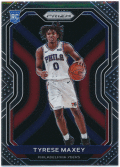 Tyrese Maxey NBA 2020-21 Panini Prizm RC #256 Rookie Card