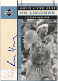 Richard Hamilton NBA 2003-04 Upper Deck UD Legends Signs of a Future Legend Auto