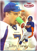 John Elway NFL 1999 Topps Gold Label Class1 Red Parallel 047/100