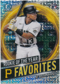Ke'Bryan Hayes MLB 2021 Bowman Chrome Mega Box RC Rookie of the Year Favorites Mojo Refractor