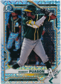 Robert Puason MLB 2021 Bowman Chrome Mega Box Mojo Refractor