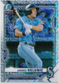 Jarred Kelenic MLB 2021 Bowman Chrome Mega Box Mojo Refractor